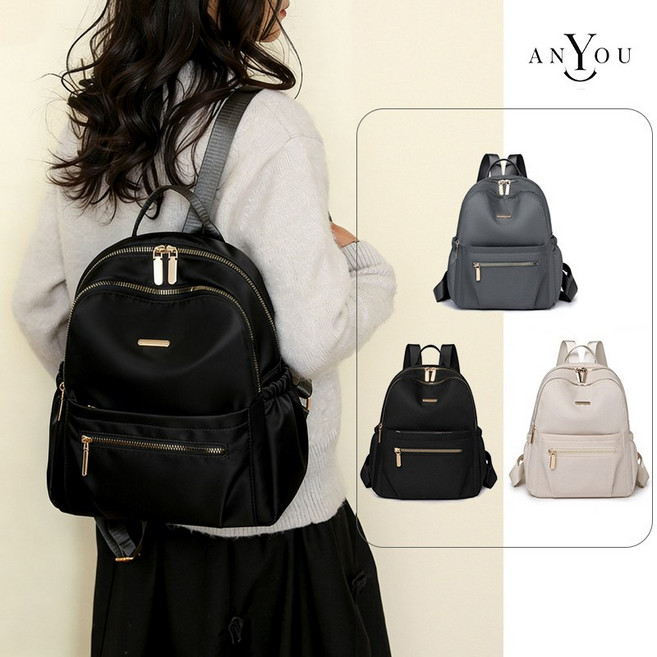ANYOU 여성백팩 여행용파우치 여자 데일리 미니가방 여행가방 백팩