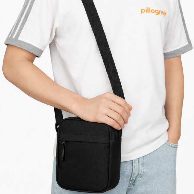 필로그레이 초경량 방수 미니크로스백 여행
