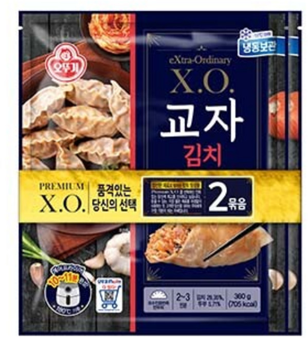 [오뚜기] XO 교자김치만두 360g x 4봉, 4개