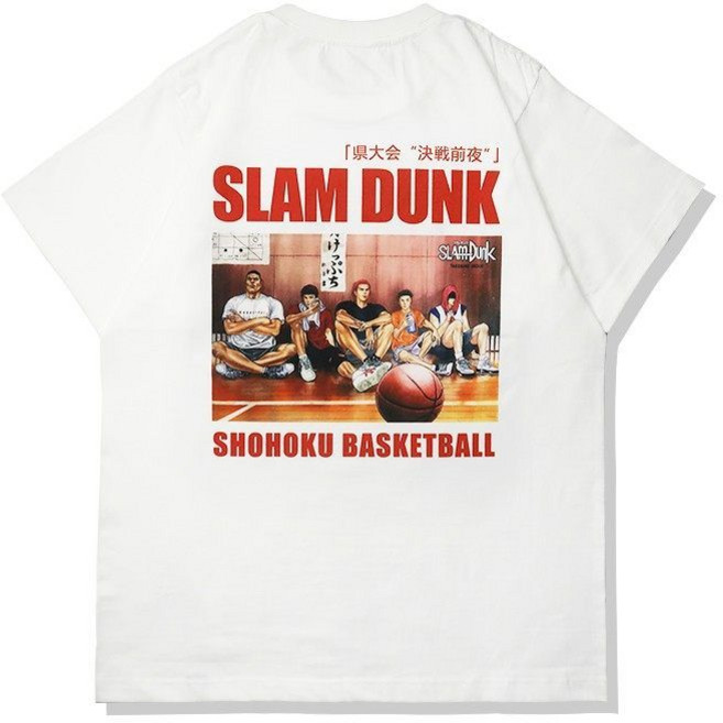 슬램 덩크 프린팅 반팔 티셔츠 강백호 서태웅 반팔티 북산 유니폼 굿즈