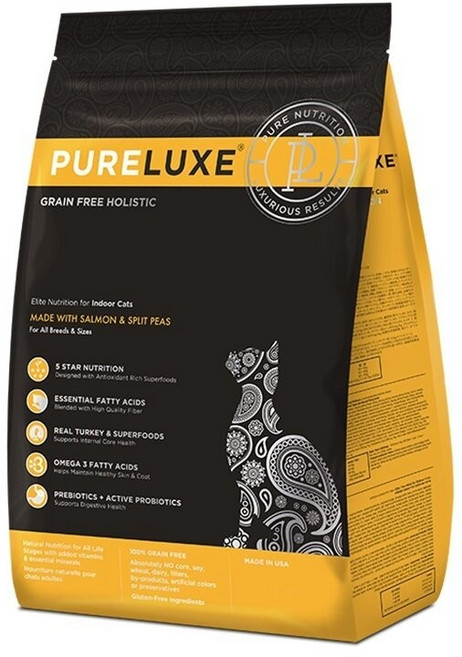 PURELUXER 純華 無穀主食貓乾糧 11LB, 1個, 室內貓,宅配限20公斤(過重運費另計)