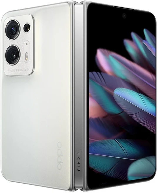 DHL Oppo Find N2 휴대폰 스냅드래곤 8 + Gen 1 안드로이드 13.0 지문 7.1 인치 접이식 AMOLED 64.0MP, 02 12GB 256GB, 02 white, 256GB