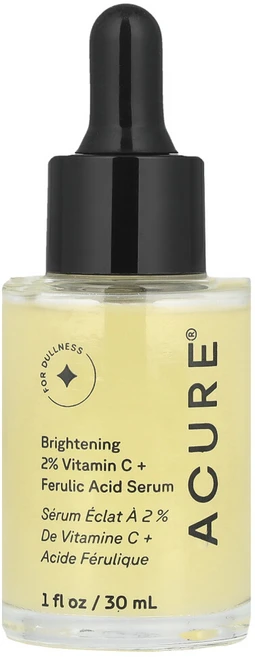 아큐어 브라이트닝 비타민C & 페룰린산 오일 프리 세럼 30 ml (1 fl oz), 1개, 30ml - 쿠팡