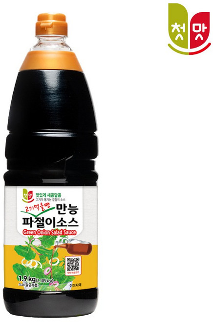 첫맛 만능 파절이 소스, 1.9kg, 1개