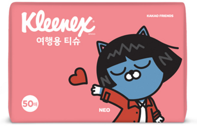 크리넥스 여행용 티슈, 1개