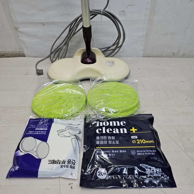 아너스청소기물걸레극세사패드4장1회용청소포20장습식부착패드2장포함/작동잘됨/중고, 1개