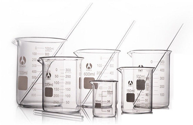 玻璃 耐熱材質 精準刻度 實驗 烘焙適用, 1個, 燒杯25ml