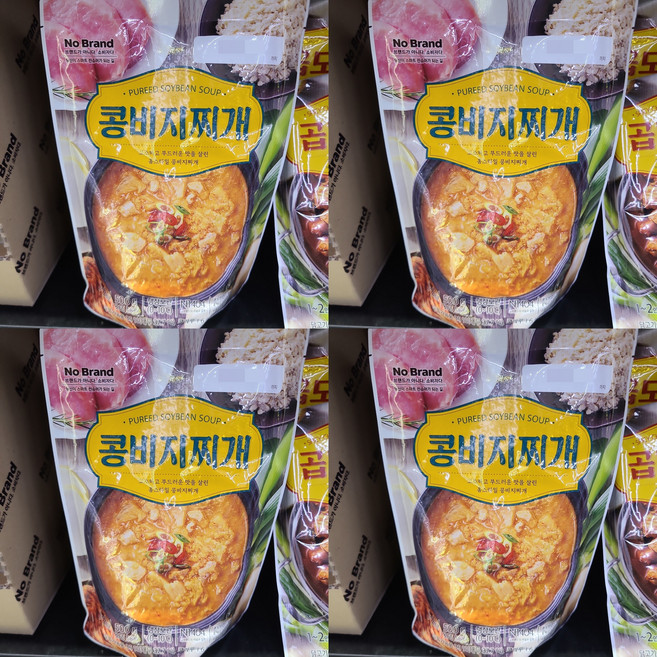 노브랜드 콩비지찌개, 500g, 4개
