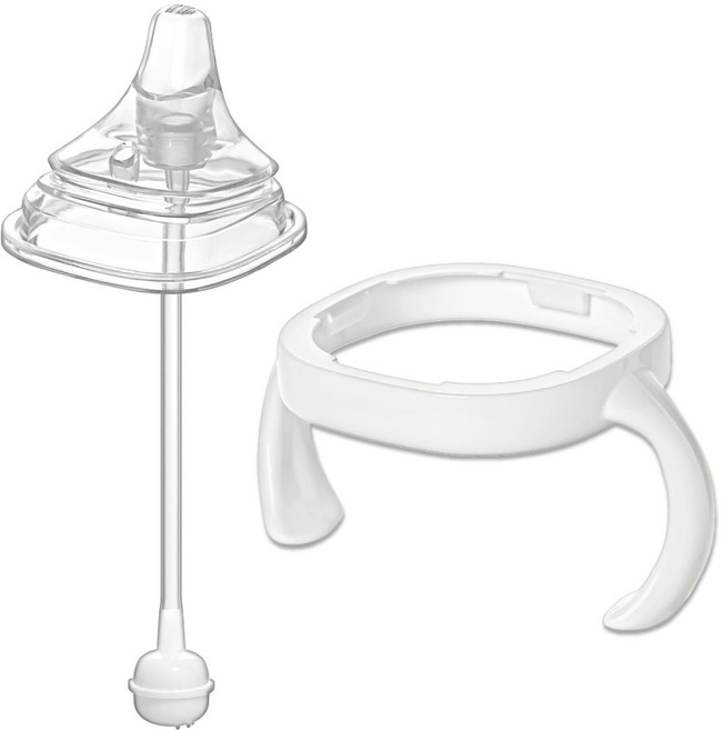 순수아 헤겐 젖병 호환, 1세트, 1ml, 헤겐 스파우트형+젖병손잡이