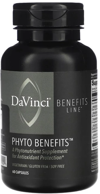 다빈치 래버러토리 베네핏 라인 파이토 베네핏 DaVinci Laboratories Benefits Line Phyto Benefits 60정, 1개 - 쿠팡