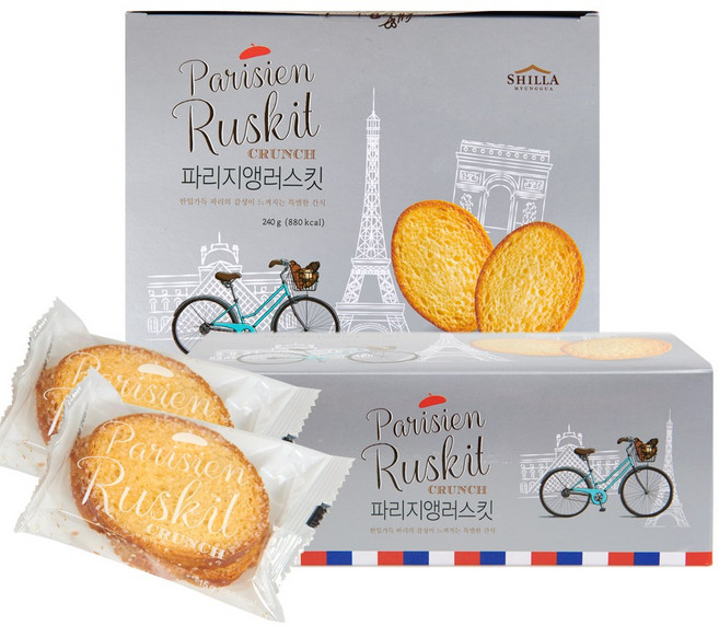 신라명과 파리지앵 러스킷 선물용 쇼핑백 증정, 1세트