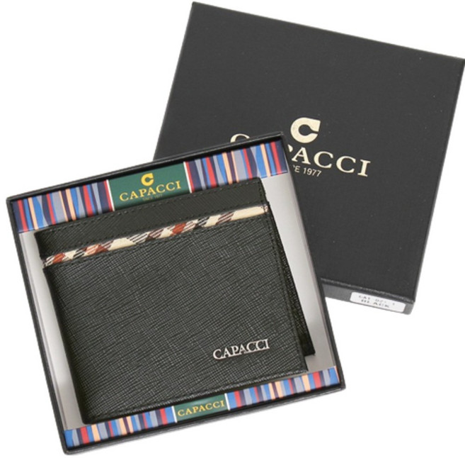 CAPACCI (가파치) 소가죽 고급 명함 카드 - 반지갑