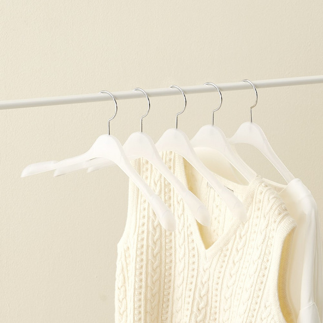 씨인크 여성 셔츠 브라우스 멀티용 옷걸이, 반투명, 20개