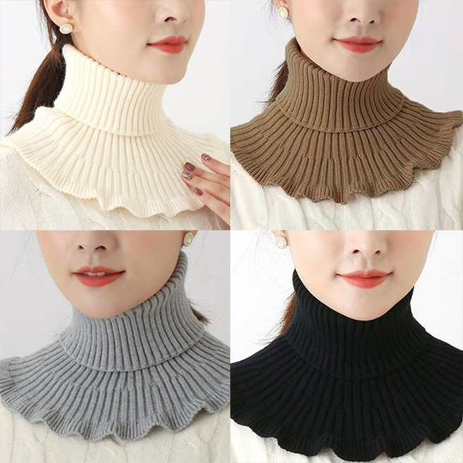 드마엘 [1+1+1+1] 로샤 페이크 플라워 넥워머(4color) 방한템