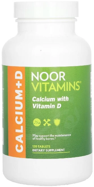 Noor Vitamins 비타민D 함유 칼슘 120정 Vitamins (누어 비타민스), 1개 - 쿠팡