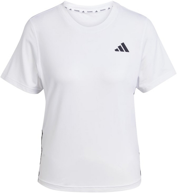 아디다스 스포츠퍼포먼스 ADIDAS 여성용 트레인 에센셜 3S 워크아웃 티 JH1393 운동용 반팔 트레이팅 반팔