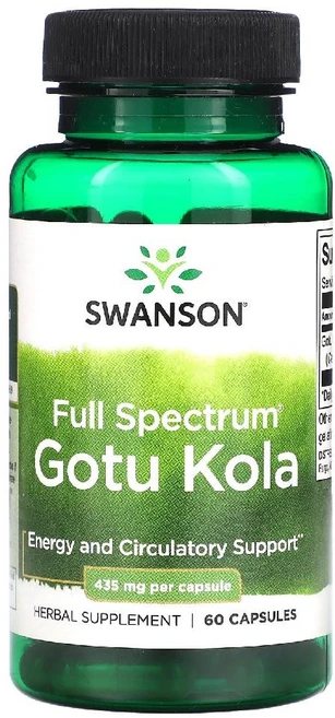 스완슨 풀스펙트럼 고투콜라 435mg 캡슐 60정, 1개 - 쿠팡