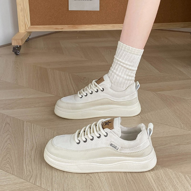 ANYOU 여성 발편한 운동화 패션 워킹화 키높이 스니커즈 통굽 슈즈
