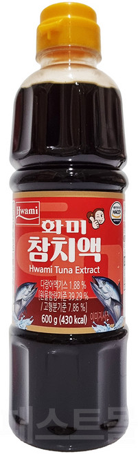 화미 참치액, 600g, 1개