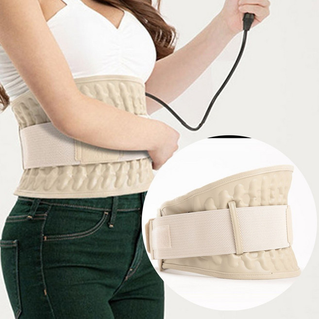 허리업 [1등급] 의료용 가정용 허리견인기 허리 보호대 복대, 1개