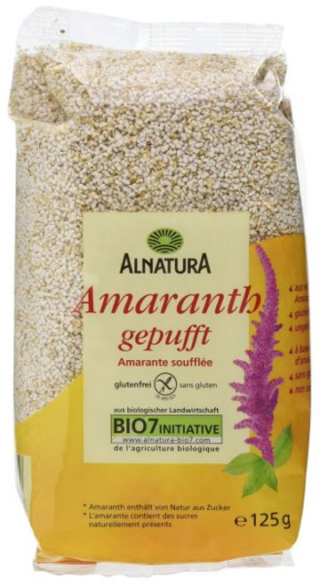 Alnatura 알나투라 유기농 아마란스 푹스드 125g, Alnatura 알나투라 유기농 아마란스 푹스드 125, 1개