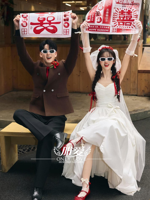 미소샵 웨딩촬영커플룩 시밀러룩 웨딩커플룩 커플룩, 프리사이즈, 1개, 웨딩 단품 20