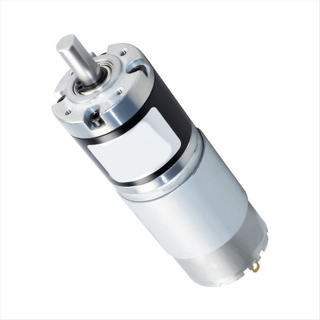 XY36-555 고 토크 유성 기어 DC 기어드 모터 24V 1530 Rpm 소형 조절 속도 저속 소형 모터, 실버 &amp; 블랙