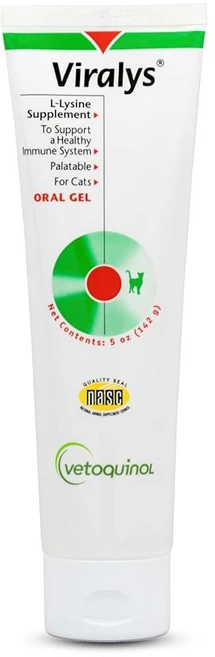 고양이와 고양이를 위한 베토퀴놀 바이럴리스 데일리 L-라이신 젤 면역 건강 정상 눈 기능 및 호흡기 건강을 지원하는 메이플 맛 라이신 보충제 5온스, 5 oz, 1개 - 쿠팡