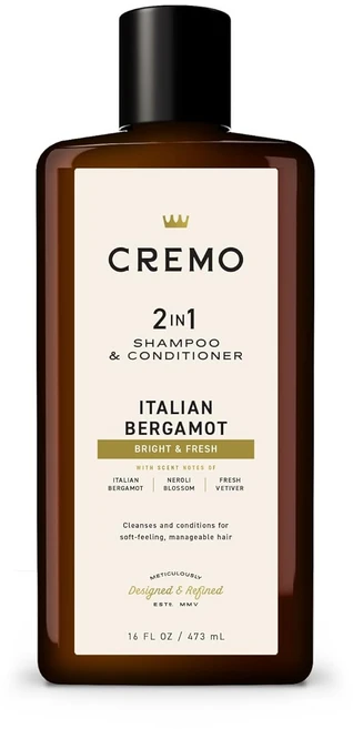 크레모 샴푸/컨디셔너 2in1 이탈리안 베르가못, 1개, 473ml - 쿠팡
