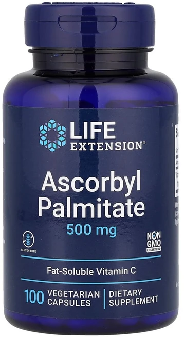 라이프 익스텐션 Ascorbyl Palmitate 아스코르빌 팔미테이트 비타민c 500 mg 100 Vegetarian Capsules, 1PACKAGE, 1개 - 쿠팡