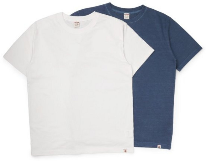 [빅유니온]Big Union_21SS Pigment 2Pack T-Shirts / White & Indigo