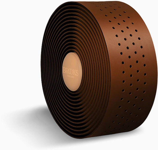 BROOKS 천연가죽 그립 핸들 손잡이 바테이프 브룩스 Brown, 1개, 브라운