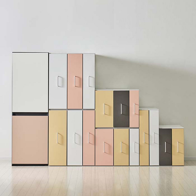 파로마 홈즈 슬라이딩 틈새 수납장 라비, 화이트