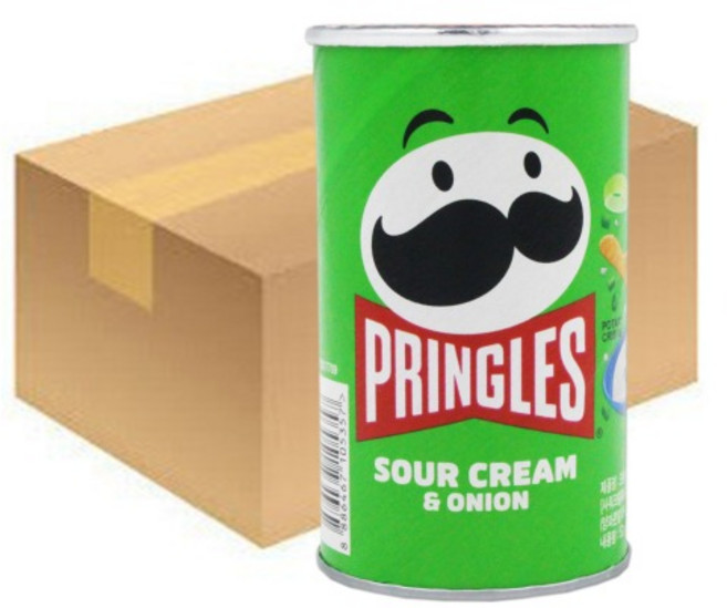 프링글스 사워크림 앤 어니언, 53g, 12개