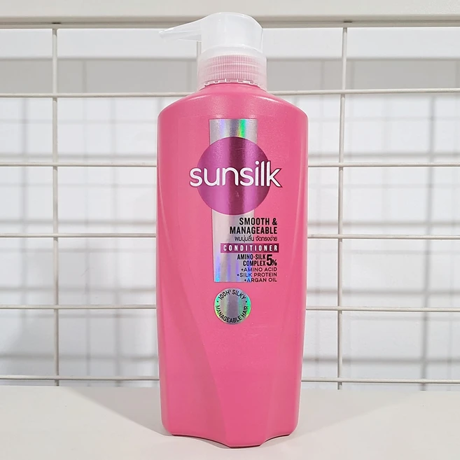 태국 썬실크(Sunsilk) 컨디셔너 핑크색 Smooth & Manageable, 2개, 330ml - 쿠팡