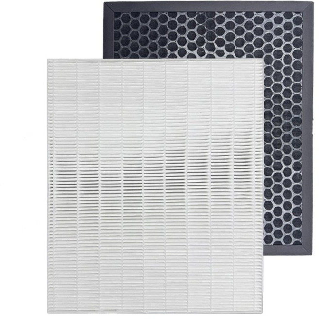 初蘊 Panasonic 國際牌 F-Y20DHW F-Y26DHW F-Y20FH 適用, 1套, HEPA*1+活性碳濾網*1=一套