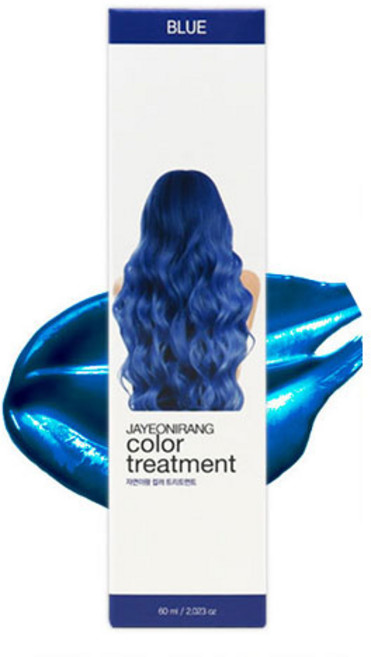 자연이랑 컬러 트리트먼트 60ml_블루, 블루, 3개
