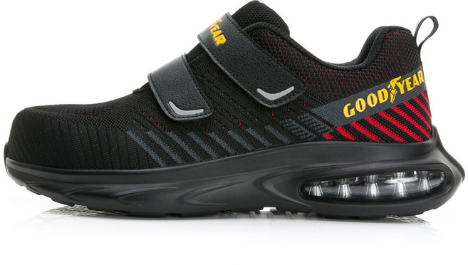GOODYEAR 固特異 紅雀 男女款認證塑鋼頭防護鞋 GAMX43910