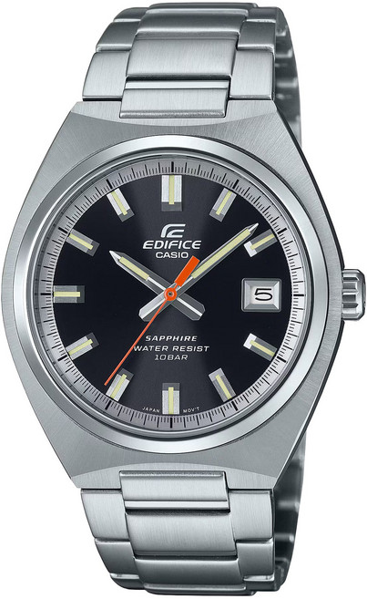 EDIFICE 男士藍寶石玻璃金屬手錶 EFB-109DJ-1AJF