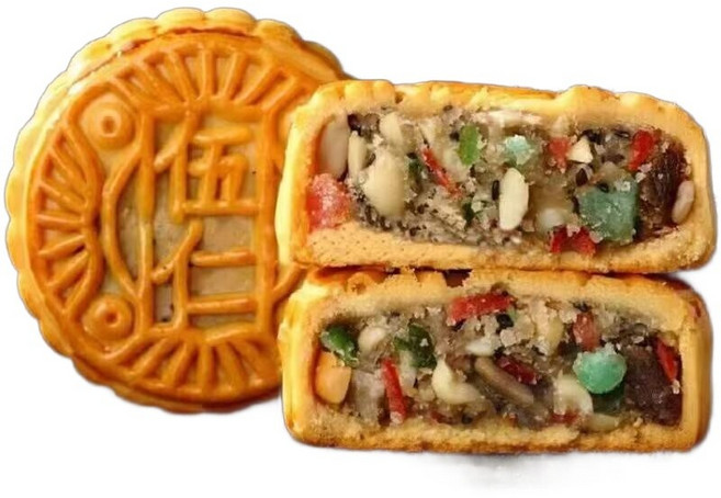 하이완 월병 중국 명절 선물 간식 추석 음식, 오인 박스 25개 2.5kg, 1개, 1g