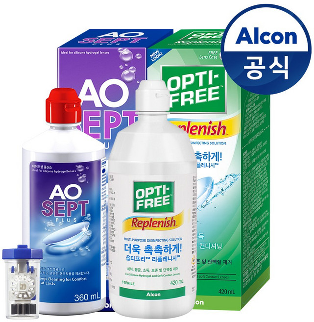 에이오셉 플러스 360ml + 옵티프리 리플레니시 420ml (리플레니시 유통기한26.06.30), 1개, 단품