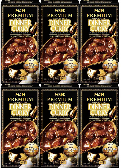 프리미엄 폰드보 디너카레 중매운맛, 6개, 100g