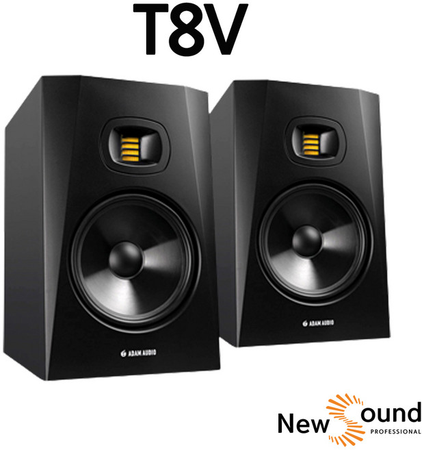 [뉴사운드] 정품 ADAM AUDIO T5V T7V T8V + 스탠드 케이블 패키지 5인치 7인치 8인치 / 홈레코딩 녹음 모니터 스피커/ 아담오디오, T8V+케이블