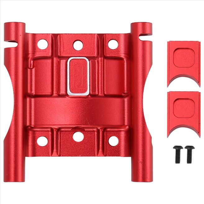 Arrma에 대한 금속 센터 차이 커버 1/8 Kraton Senton Typhon Talion Outcast 1/7 무한 RC 자동차 업그레이드 부품 1, 빨간색