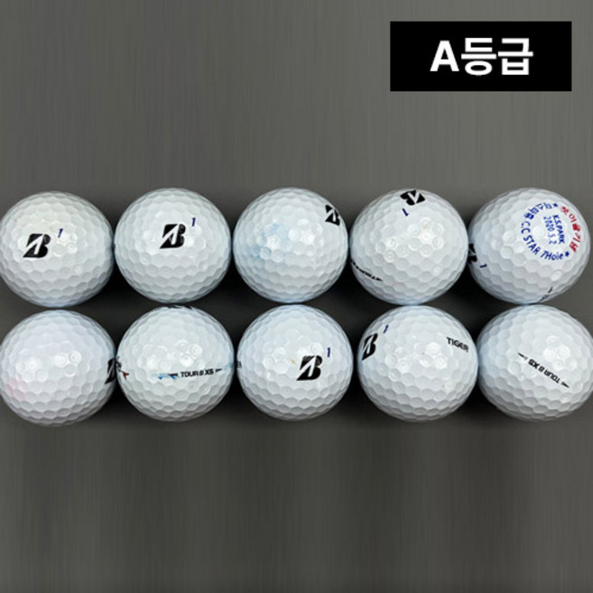 특A+브리지스톤 타이거우즈볼BXS 3PC (10알), 1개, 10개입, 화이트