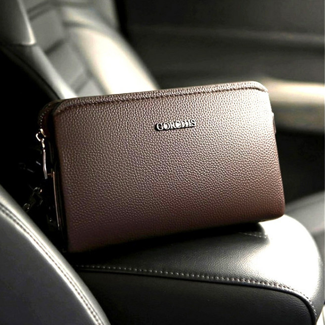 윌리엄캠벨 남성 클러치백 손가방 핸드폰 수납 장지갑 다이얼락 P280