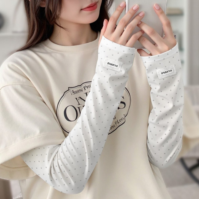 디망 스팽글 여름 골프 쿨토시 팔토시