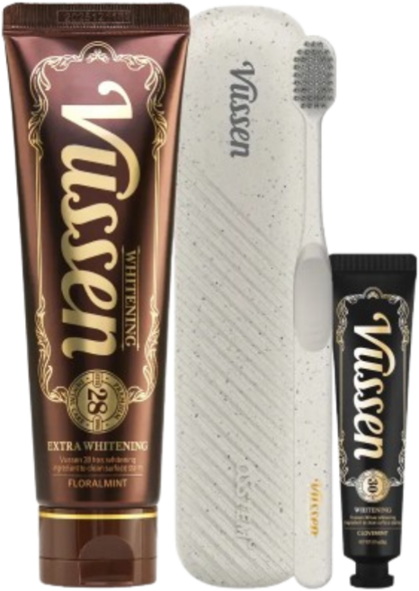 뷰센28 치아미백제 105g 대용량기획 (+양치키트 뷰센30미니 칫솔1P), 1세트, 1세트