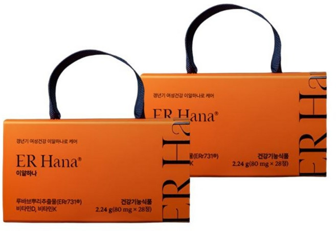 이알하나 ERr731 여성 갱년기 영양제, 1개, 56정
