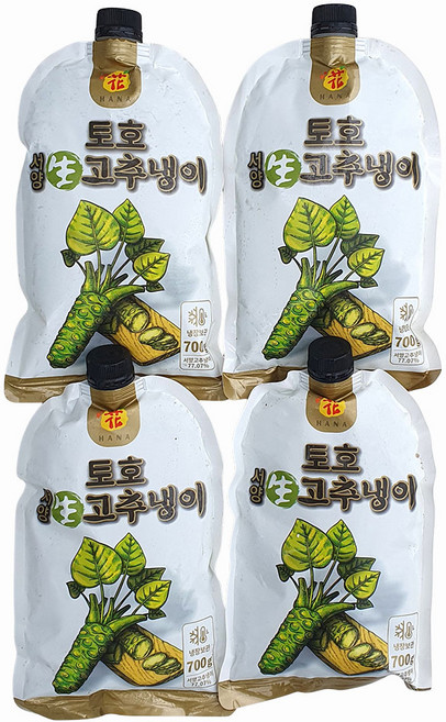 새마원 토호 냉장 서양 생고추냉이 생와사비, 4개, 700g